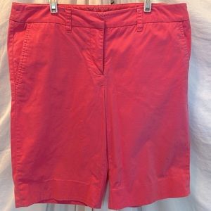 Pink chino shorts